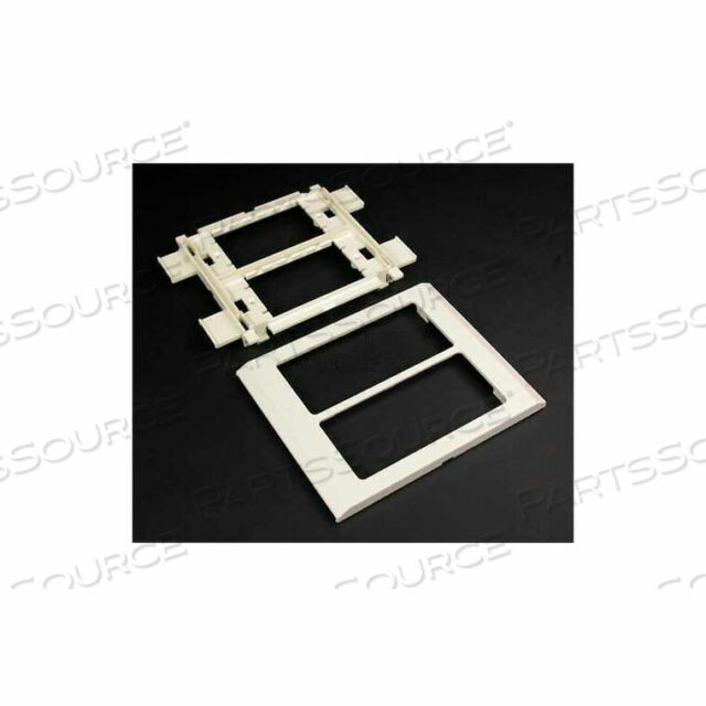 OEM#: V4050*BRACKET, TRIM, PLASTIC, (2) FACEPLATE INSERTS, IVORY by Wiremold