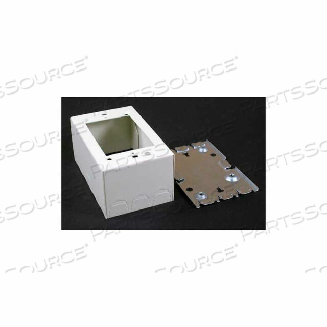 OEM#: V5747*РОЗЕТКА ДЛЯ УСТРОЙСТВА, 1 БЛОК, СТАЛЬ, ДXШXГ: 4,62 X 2,87 X 1,37 ДЮЙМА, ЦВЕТ СЛОНОВАЯ КОСТЬ от Wiremold