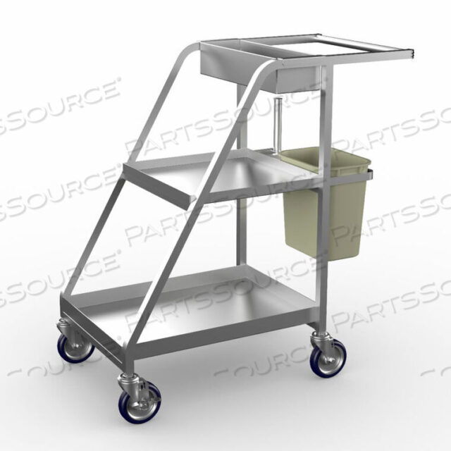 OEM#: D-2032-MPALL СВАРНАЯ АЛЮМИНИЕВАЯ ТЕЛЕЖКА ДЛЯ УБОРКИ И САНИТАРИИ 39 л X 21 ш X 41 в от Winholt