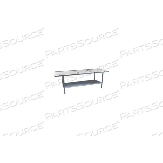 OEM#: DPTS-2496EQUIPMENT WORK TABLE - POLY TOP AND UNDERSHELF 96W X 24D by Winholt