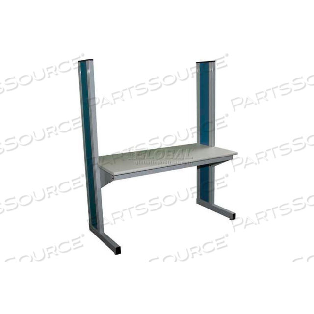 МОДУЛЬНЫЙ ВЕРСТАК WSI ESD STARTER, СЕРИЯ C2, 30D X 48W X 75H, БЕЛЫЙ ЛАМИНАТ
