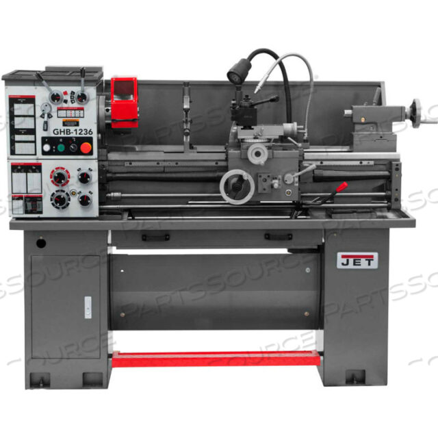 OEM#: 323230JET GHB-1236 Настольный токарный станок с редукторной головкой, ножным тормозом и цифровым циферблатом ACU-RITE 203 от Jet