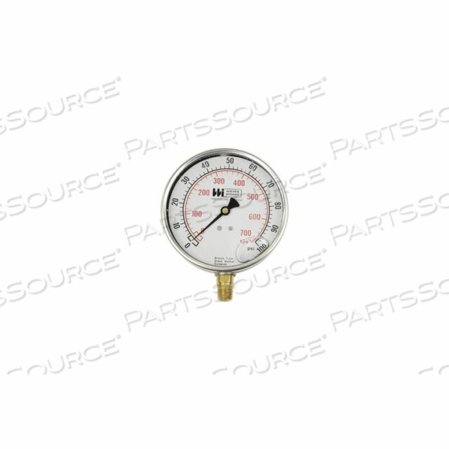 OEM#: LF441-200-4L4 ЦИФЕРБЛАТ, ЗАПОЛНЕННЫЙ ЖИДКОСТЬЮ, 1/4 НИЖНИЙ, 0-200 PSI от Weiss Instruments