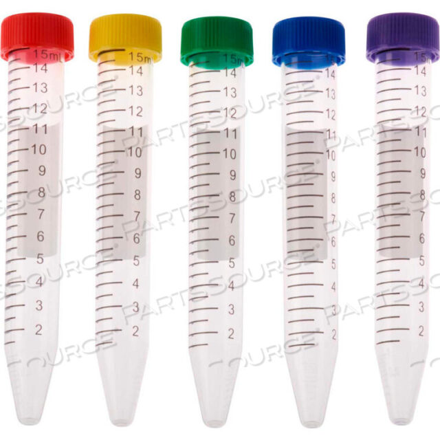 OEM#: 230411A15ML ЦЕНТРИФУЖНАЯ ПРОБИРКА, АССОРТИ ЦВЕТНАЯ КРЫШКА, ЗАКРЫВАЮЩИЙСЯ ПАКЕТ, СТЕРИЛЬНЫЙ, 500/КОРОБКА от Celltreat