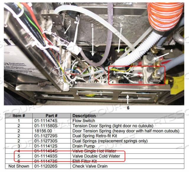 OEM#: 01-111493SVALVE DOUBLE COLD WATER HYDRIM L110 от SciCan USA (Медицинское подразделение)