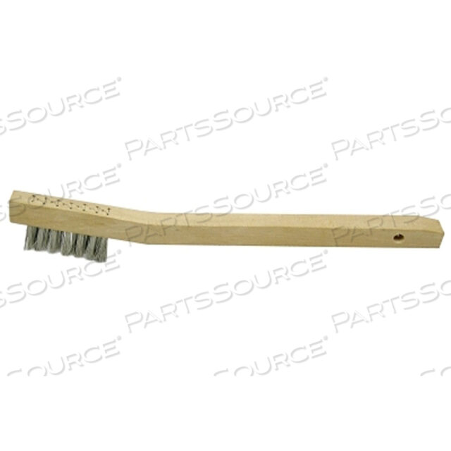 OEM#: 97105ЩЕТКА-ОТБОЙНЫЙ МОЛОТОК, 3 X 7 РЯДОВ, ПРОВОЛОКА ИЗ НЕРЖАВЕЮЩЕЙ СТАЛИ, ИЗОГНУТАЯ ДЕРЕВЯННАЯ РУЧКА от Anchor