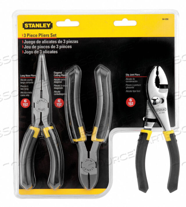 OEM#: 84-056ЭРГОНОМИЧНЫЙ НАБОР ПЛОСКОГУБЦЕВ 3 ШТ. от Stanley