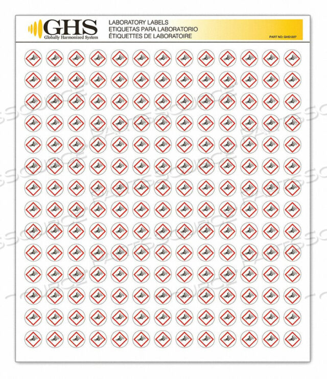 OEM#: GHS1227LABEL GLOSS PAPER EXPLODING BOMB PK1820 от Incom Manufacturing