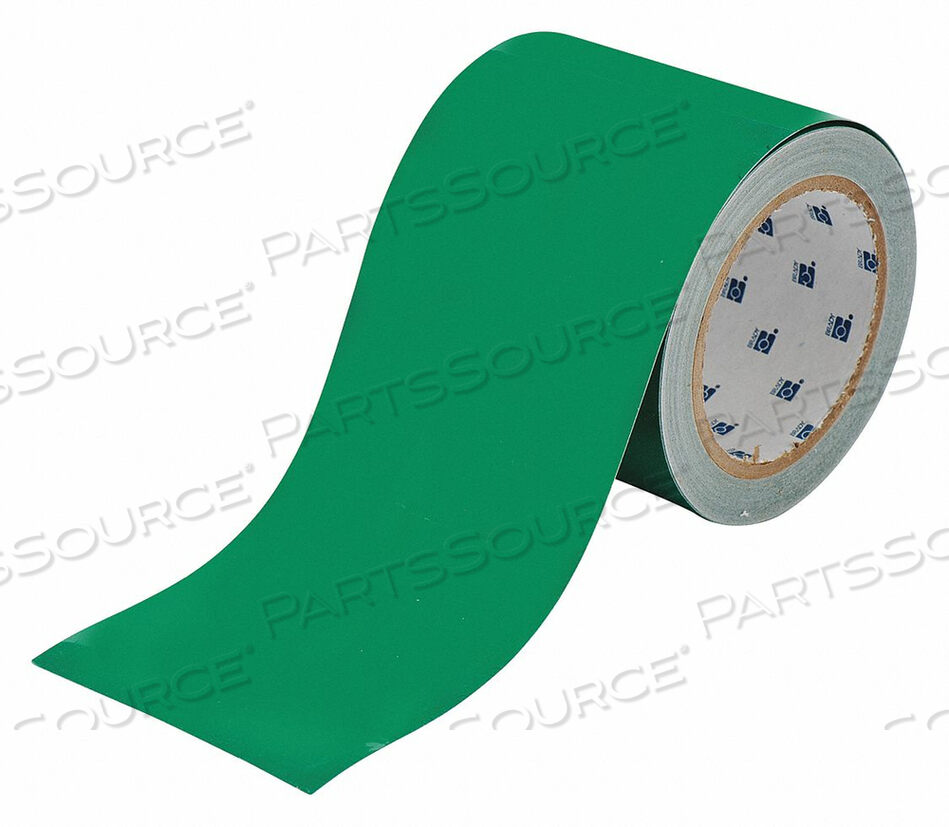 OEM#: 104375ЛЕНТА ДЛЯ РАЗМЕТКИ ПОЛА TOUGHSTRIPE, ПОЛИЭСТЕР, 4 Ш x 100 Л, ЗЕЛЕНАЯ от Brady Americas