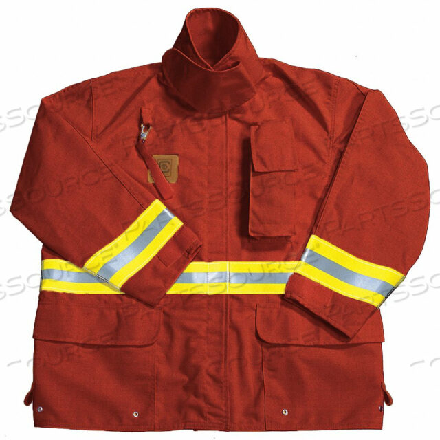 OEM#: FS1J05L1ПАЛЬТО ИЗ ПУГОВИЦЫ КРАСНОЕ XL ХЛОПОК от Fire-Dex