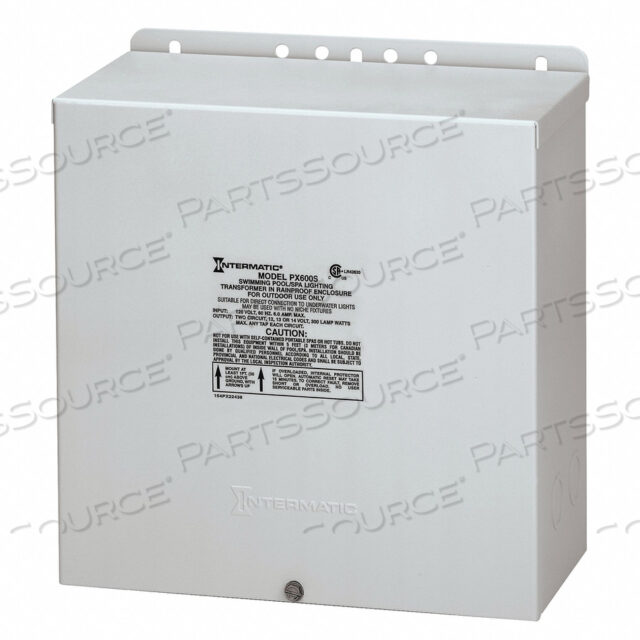 OEM#: PX600STRANSFORMER 1 PHASE 600VA 12V OUT by Intermatic