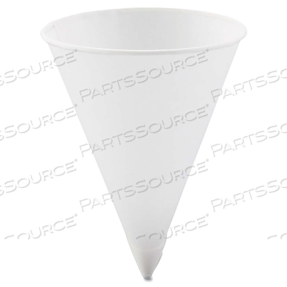 OEM#: 42R-2050КОНУСНЫЕ СТАКАНЧИКИ ДЛЯ ВОДЫ, БУМАЖНЫЕ, 4,25 УНЦИИ, ЗАКАТАННЫЙ ОБОДОК, БЕЛЫЕ, 200 ШТ./ПАКЕТ, 25 ПАКЕТОВ/КОРОБКА от Solo