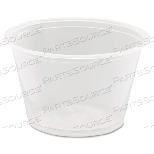 OEM#: 400PCCONEX COMPLEMENTS PORTION/MEDICINE CUPS, 4 OZ, CLEAR, 125/BAG, 20 BAGS/CARTON by Dart Container Corporation