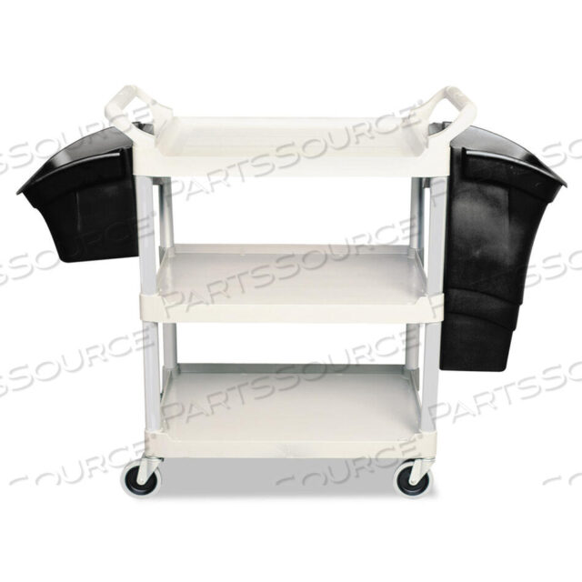 OEM#: FG409100GRAYXTRA ТЕЛЕЖКА МУНИЦИПАЛЬНАЯ, ПЛАСТИКОВАЯ, 3 ПОЛКИ, 2 ЯЩИКА, ВМЕСТИМОСТЬ 300 ФУНТОВ, 20 X 40,63 X 37,8, СЕРАЯ от Rubbermaid Medical Division