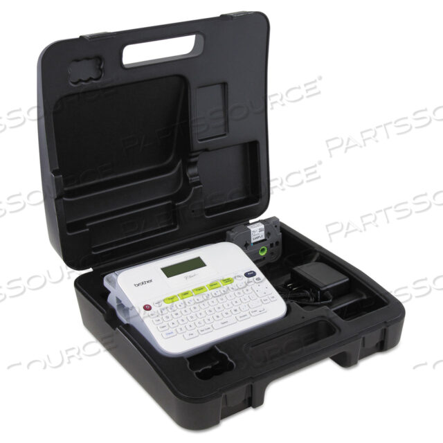 PT-D400VP VERSATILE, EASY-TO-USE LABEL MAKER WITH CARRY CASE AND ADAPTER, 5 LINES, 7.5 X 7 X 2.88
