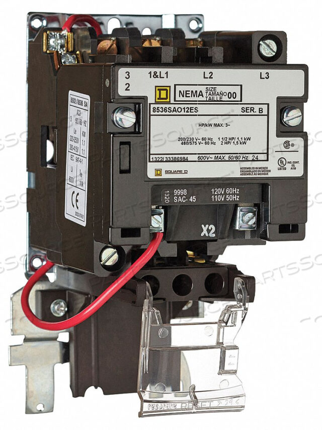 H7708 МАГНИТНЫЙ ПУСКАТЕЛЬ ДВИГАТЕЛЯ NEMA 240V 18A 1P