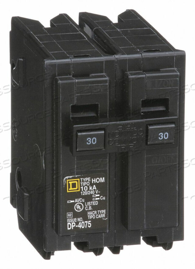 OEM#: HOM230АВТОМАТИЧЕСКИЙ ВЫКЛЮЧАТЕЛЬ 30A ВИЛКА 120/240V 2P от Square D