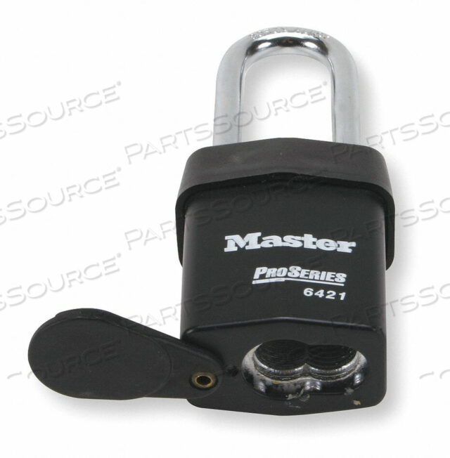 OEM#: 6421LJWOKEYED НАВЕСНОЙ ЗАМОК 7/8 В ПРЯМОУГОЛЬНИК ЧЕРНЫЙ от Master Lock