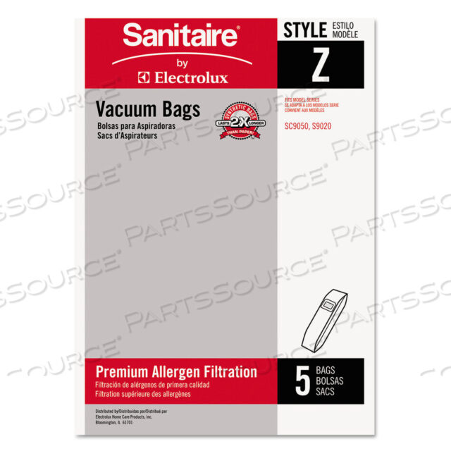 OEM#: 63881A-10ВАКУУМНЫЕ ПАКЕТЫ ТИПА Z, 5 ШТ./УПАКОВКА от Sanitaire