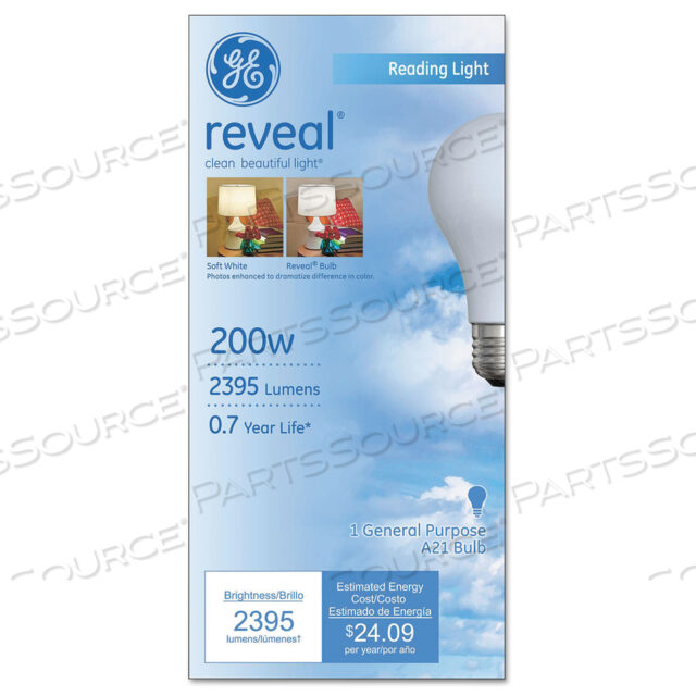 ЛАМПОЧКА REVEAL A21, 200 Вт
