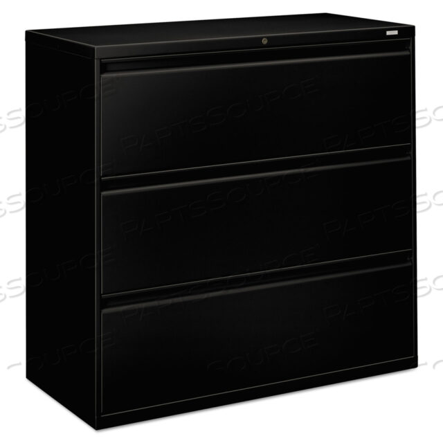 БОКОВАЯ ПАПКА BRIGADE 800 SERIES, 3 ЯЩИКА ДЛЯ ПАП ФОРМАТА LEGAL/LETTER, ЧЕРНАЯ, 42 X 18 X 39,13