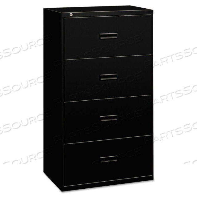 OEM#: H434.L.P400 СЕРИЯ БОКОВАЯ ПАПКА, 4 ЯЩИКА ДЛЯ ПАПОК ФОРМАТА LEGAL/LETTER, ЧЕРНАЯ, 30 X 18 X 52,5 от HON