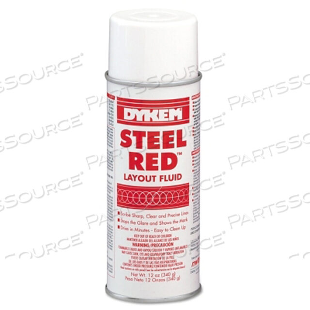 OEM#: 8009680096 ITW DYKEM STEEL RED LAYOUT FLUID, 16 OZ AEROSOL от Dykem
