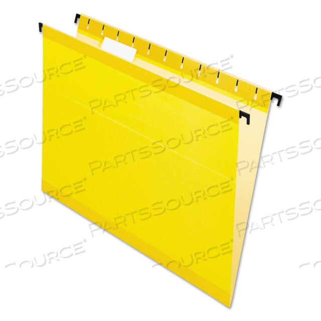 OEM#: 6152 ПАПКИ-ПОДВЕСКИ YELSUREHOOK 1/5, ФОРМАТ LETTER, ЯРЛЫКИ ШИРИНОЙ 1/5, ЖЕЛТЫЕ, 20 ШТ./КОРОБКА от Esselte Pendaflex Corp.