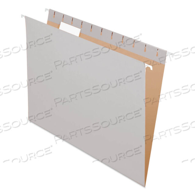 OEM#: 81604ЦВЕТНЫЕ ПОДВЕСНЫЕ ПАПКИ, ФОРМАТ LETTER, ЯРЛЫКИ ШИРИНОЙ 1/5, СЕРЫЕ, 25 ШТ./КОРОБКА от Esselte Pendaflex Corp.