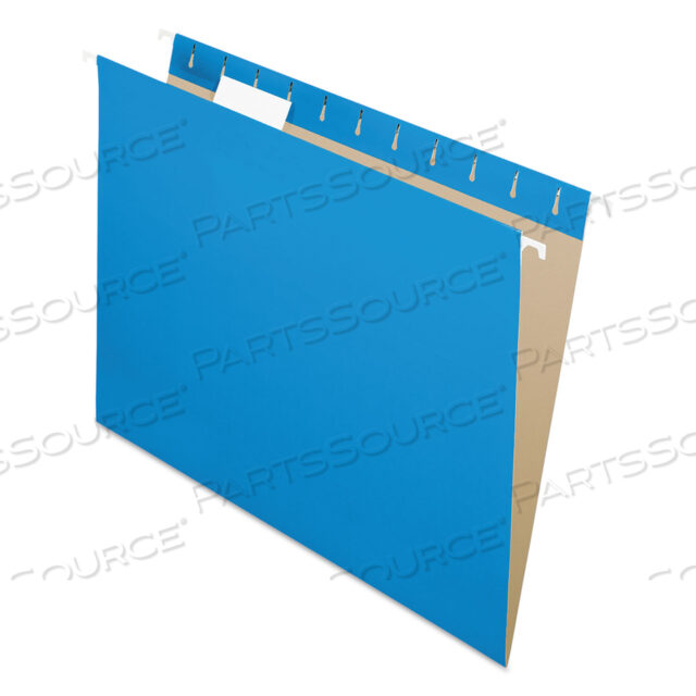 OEM#: 81603ЦВЕТНЫЕ ПОДВЕСНЫЕ ПАПКИ, ФОРМАТ LETTER, ЯРЛЫКИ ШИРИНОЙ 1/5, СИНИЕ, 25 ШТ./КОРОБКА от Esselte Pendaflex Corp.