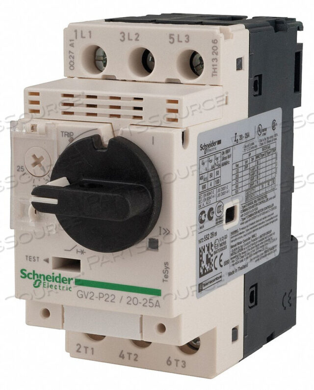 OEM#: GV2P02Ручка ручного стартера двигателя 0,16-0,25 А 3P от APC / American Power Conversion