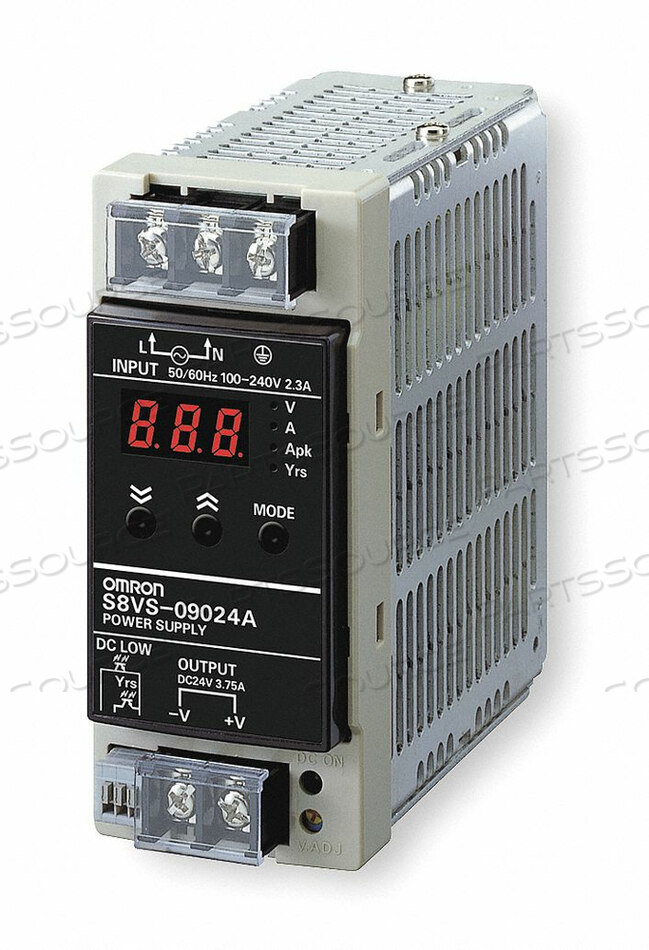 OEM#: S8VS-09024ADC БЛОК ПИТАНИЯ 24 В ПОСТОЯННОГО ТОКА 3,75 А 50/60 Гц от Omron - Electronic Division