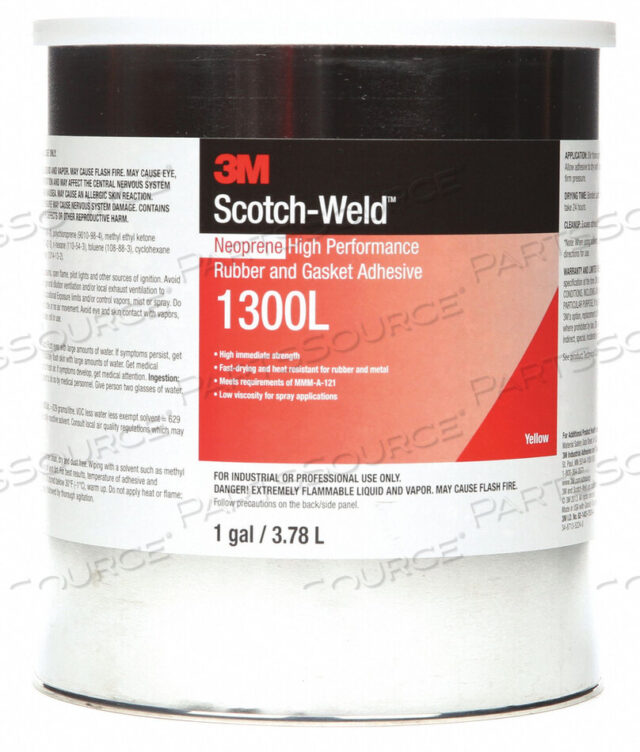 OEM#: 1300GASKET ADHESIVE 1 GAL CAN ЖЕЛТЫЙ от 3M Consumer
