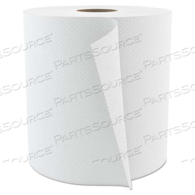 SELECT ROLL PAPER TOWELS, 1-PLY, 7.9 X 800 FT, WHITE, 6/CARTON