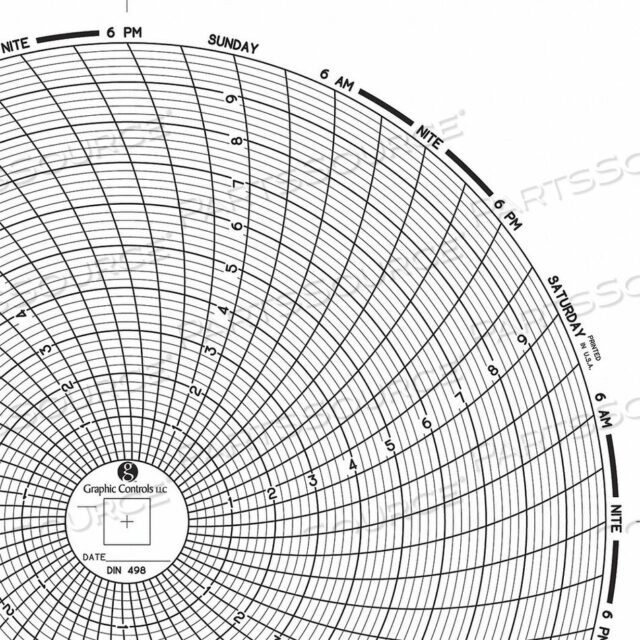 OEM#: CHART 498CIRCULAR PAPER CHART 7 DAY PK60 от Graphic Controls, LLC