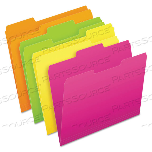 OEM#: 40523ПАПКИ-ФОТОАЛЬБОМЫ GLOW, С ОТРЫВНЫМИ ЯРЛЫКАМИ ШИРИНОЙ 1/3: АССОРТИМЕНТ, ФОРМАТ LETTER, РАСШИРЕНИЕ 0,75, АССОРТИМЕНТ ЦВЕТОВ, 24 ШТ. В УПАКОВКЕ от Esselte Pendaflex Corp.