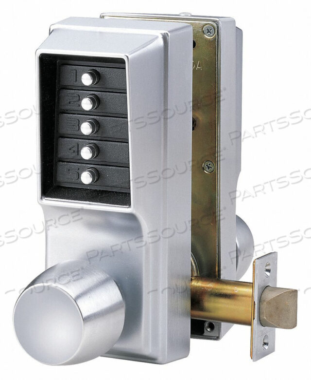 OEM#: EE11/1126D41Кнопочный замок для входа и выхода, хром, Simplex Inc.