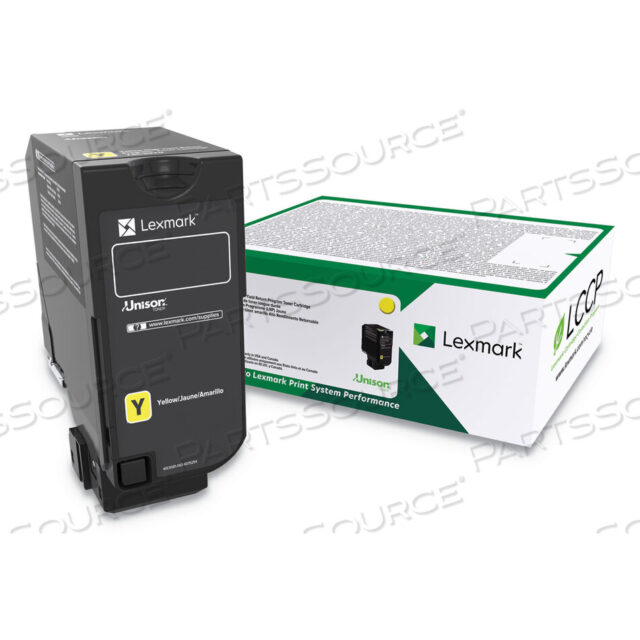 OEM#: 84C0HYG84C0HYG UNISON HIGH-YIELD TONER, РЕСУРС 16 000 СТРАНИЦ, ЖЕЛТЫЙ от Lexmark
