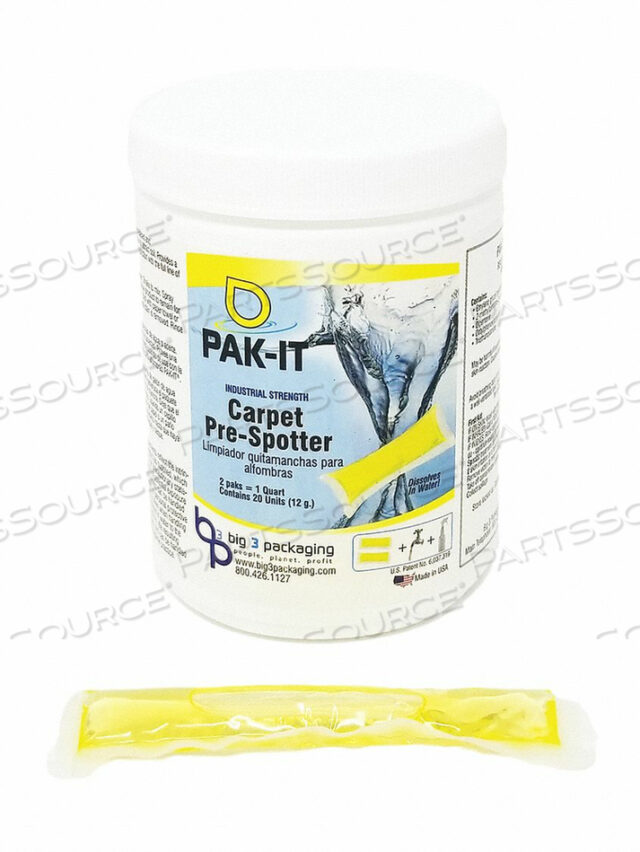 OEM#: PAK596420-12CARPET PRE-SPOTTER ЖЕЛТЫЙ 10 QT. JAR от Pakit