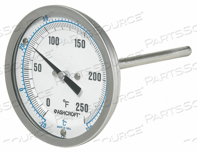 OEM#: 30EI60RDI-ТЕРМОМЕТР БИМЕТАЛЛИЧЕСКИЙ С 3-ДЮЙМОВЫМ ЦИФЕРБЛАТОМ от Ashcroft Inc.