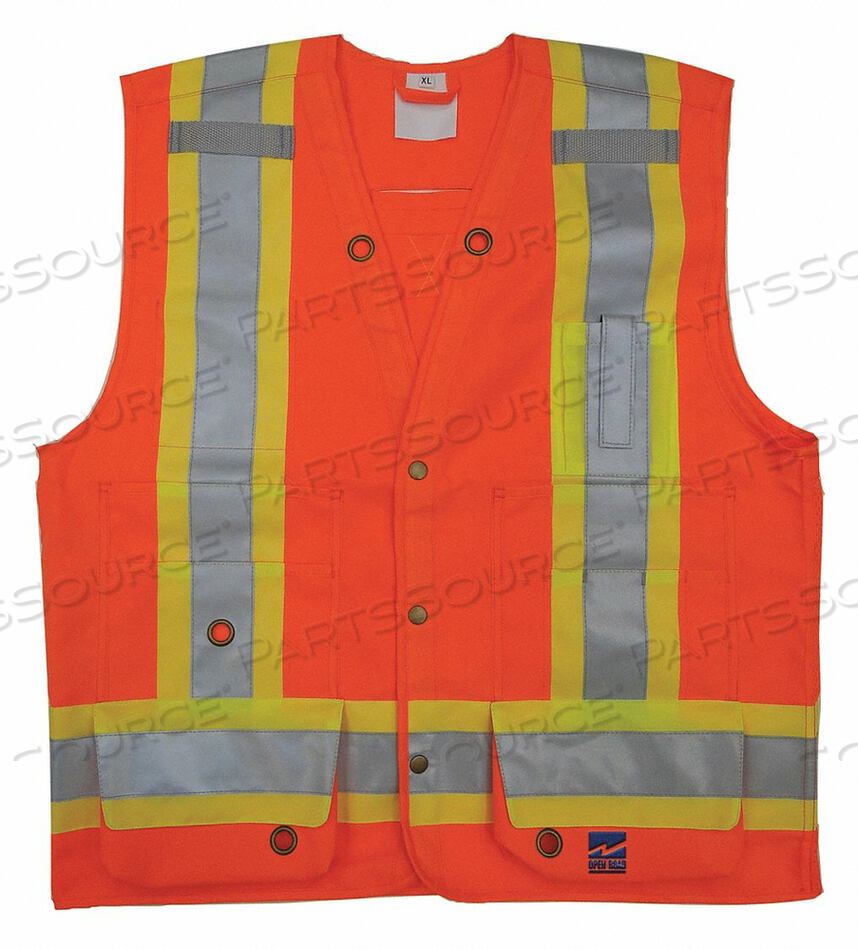 OEM#: 6165O-SSURVEYOR VEST MENS ANSI CLASS 2 ORANGE S от Viking