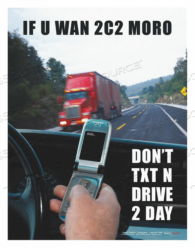 OEM#: P4697ПЛАКАТ ПО БЕЗОПАСНОСТИ IF U WAN 2C2 MORO ENG от SafetyPoster
