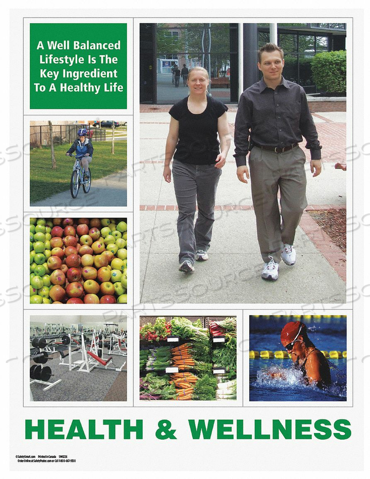 OEM#: SW0226SAFETY PSTR СБАЛАНСИРОВАННЫЙ ОБРАЗ ЖИЗНИ RU от SafetyPoster