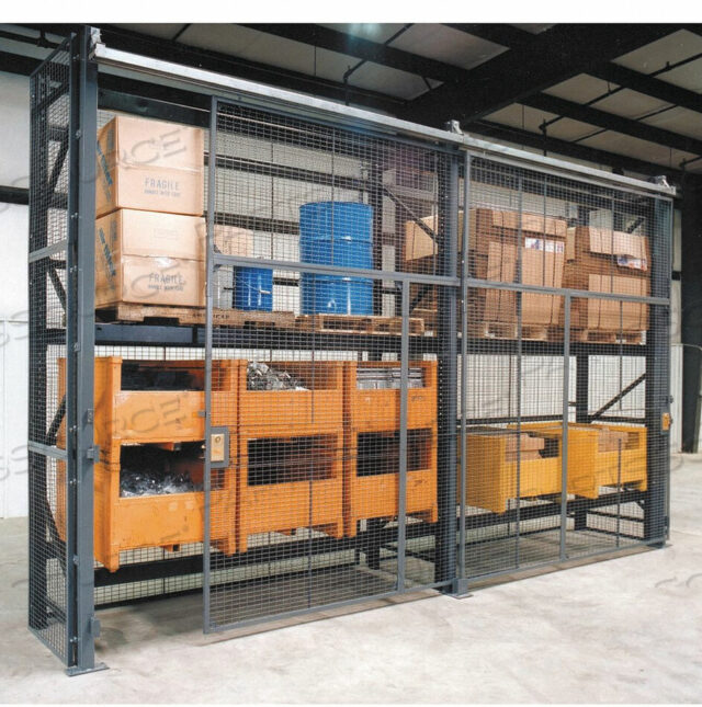 OEM#: RE121248SD3PALLET RACK ENCL 3 BAY 144INW 48INBASED от WireCrafters
