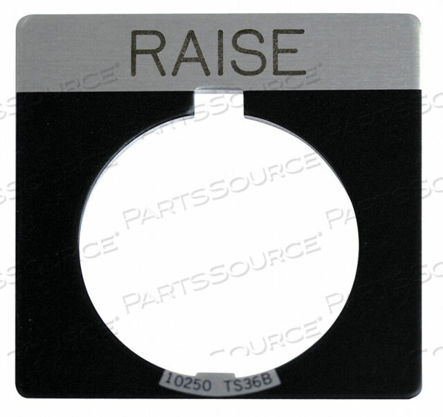 OEM#: 10250TS28LEGEND PLATE SQUARE RAISE BLACK от Eaton