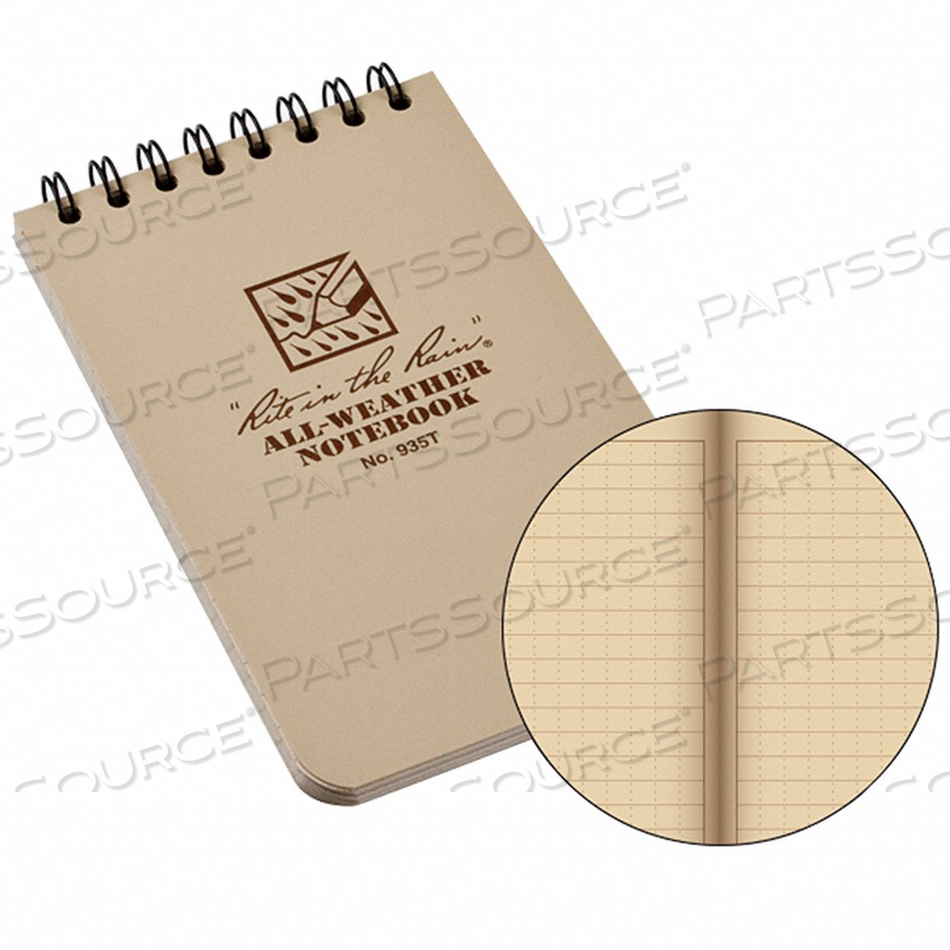 OEM#: 935TALL WEATHER NOTEBOOK WIREBOUND by Rite In The Rain