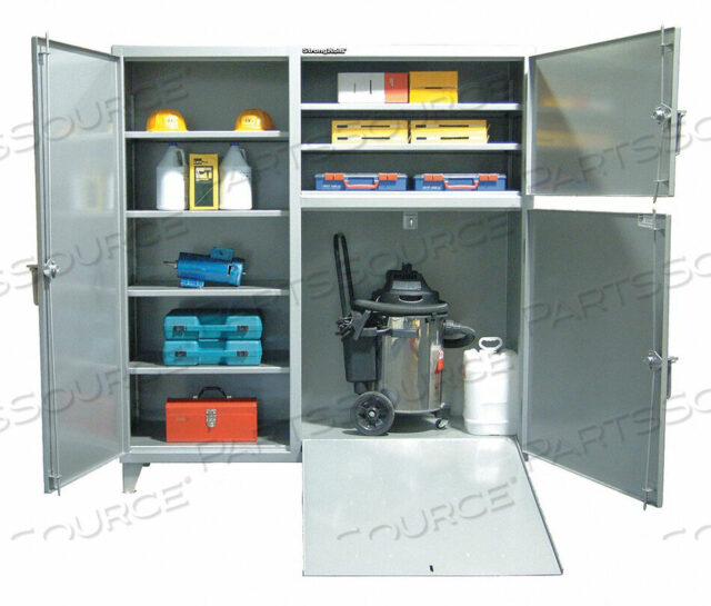 OEM#: 66-DS-247/RAMPShelving CAB With RAMP 78 H 72 W DRK GRY от Strong Hold