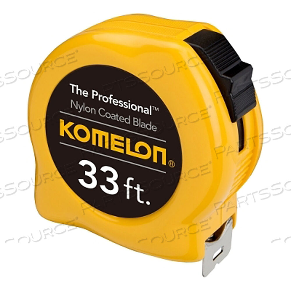 OEM#: 4933PROFESSIONAL SERIES POWER TAPE, 1 ДЮЙМ ШИРИНА X 33 ФУТА ДЛИНА, SAE, ЖЕЛТОЕ ЛЕЗВИЕ С НЕЙЛОНОВЫМ ПОКРЫТИЕМ, КОРПУС ОРАНЖЕВЫЙ/ЧЕРНЫЙ С ПОВЫШЕННОЙ ВИДИМОСТИ от Komelon