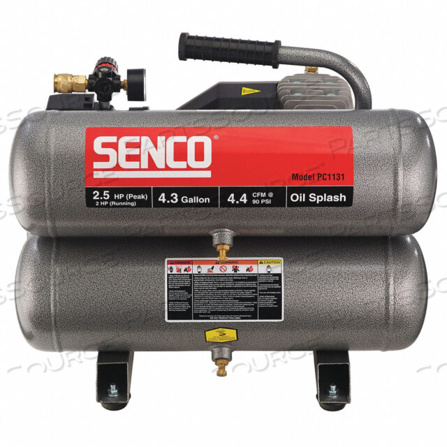 OEM#: PC1131TWIN TANK ВОЗДУШНЫЙ КОМПРЕССОР 4.3 GAL 2 HP от Senco