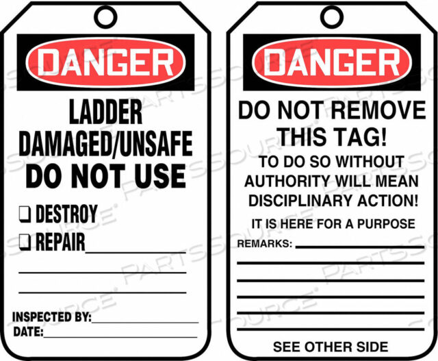 OEM#: MDT182CTPDANGER TAG 5-3/4 X 3-1/4 PK25 от Accuform Manufacturing, Inc.